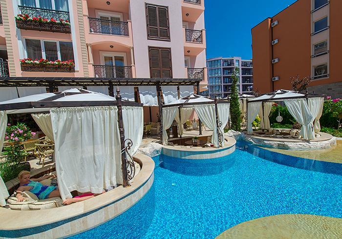 Romance Marine Aparthotel Sunny Beach Exterior photo